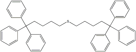 (Triphenylmethyl)butyl sulfide 구조식 이미지