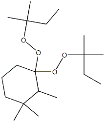 2,3,3-Trimethyl-1,1-bis(tert-pentylperoxy)cyclohexane 구조식 이미지