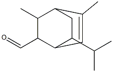 3,5-Dimethyl-7-(1-methylethyl)bicyclo[2.2.2]oct-5-ene-2-carbaldehyde 구조식 이미지