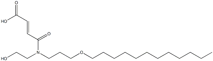 4-[[3-(Dodecyloxy)propyl](2-hydroxyethyl)amino]-4-oxo-2-butenoic acid Structure