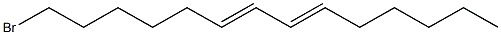 (6E,8E)-1-Bromo-6,8-tetradecadiene Structure