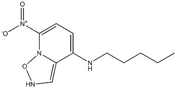 4-Pentylamino-7-nitrobenzofurazane 구조식 이미지