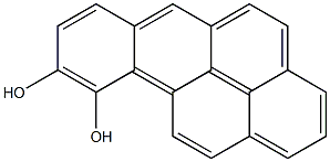 Benzo[a]pyrene-9,10-diol Structure