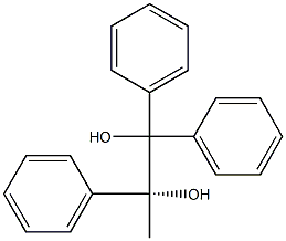 [R,(-)]-1,1,2-Triphenyl-1,2-propanediol Structure