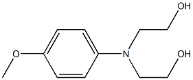 2,2'-[(4-Methoxyphenyl)imino]bisethanol 구조식 이미지