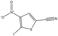 2-Iodo-3-nitrothiophene-5-carbonitrile Structure