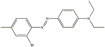 2'-Bromo-4'-methyl-N,N-diethylazobenzen-4-amine Structure