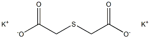 Thiodiacetic acid dipotassium salt 구조식 이미지