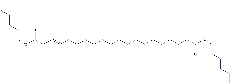 3-Icosenedioic acid dihexyl ester 구조식 이미지