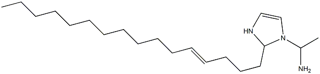 1-(1-Aminoethyl)-2-(4-hexadecenyl)-4-imidazoline Structure