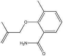 3-Methyl-2-[(2-methylallyl)oxy]benzamide 구조식 이미지