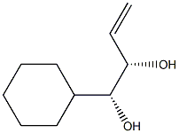 (3S,4R)-4-Cyclohexyl-1-butene-3,4-diol Structure