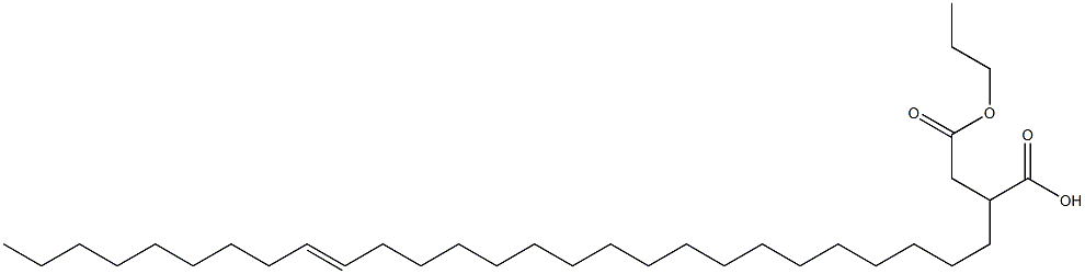 2-(18-Heptacosenyl)succinic acid 1-hydrogen 4-propyl ester Structure