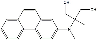 2-[(Phenanthren-2-yl)methylamino]-2-methyl-1,3-propanediol 구조식 이미지