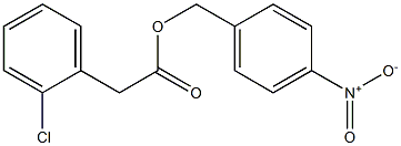 2-Chlorobenzeneacetic acid 4-nitrobenzyl ester Structure