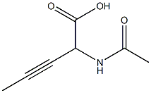 2-Acetylamino-3-pentynoic acid Structure