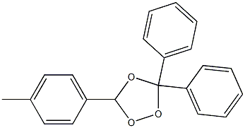 3-(4-Methylphenyl)-5,5-diphenyl-1,2,4-trioxolane 구조식 이미지