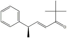 (4E,R)-2,2-Dimethyl-6-phenyl-4-hepten-3-one 구조식 이미지