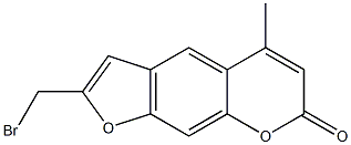 2-(Bromomethyl)-5-methyl-7H-furo[3,2-g][1]benzopyran-7-one Structure