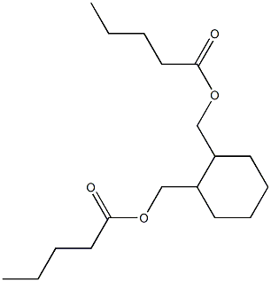 1,2-Cyclohexanedimethanol divalerate 구조식 이미지