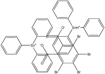 Bis[triphenyltin(IV)]3,4,5,6-tetrabromophthalate Structure