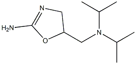 5-(Diisopropylaminomethyl)-2-oxazoline-2-amine 구조식 이미지