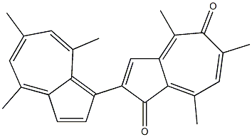 2-(4,6,8-Trimethylazulen-1-yl)-4,6,8-trimethylazulene-1,5-dione Structure