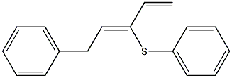 (3Z)-3-(Phenylthio)-5-phenyl-1,3-pentadiene Structure