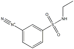 m-(Ethylsulfamoyl)benzenediazonium 구조식 이미지