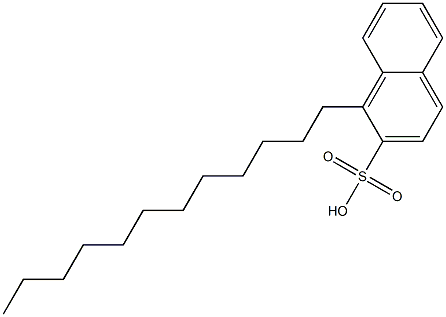 1-Dodecyl-2-naphthalenesulfonic acid 구조식 이미지