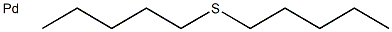 (Dipentyl sulfide)palladium Structure