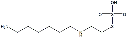 Thiosulfuric acid S-[2-[(6-aminohexyl)amino]ethyl] ester 구조식 이미지