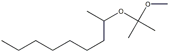 2-(1-Methoxy-1-methylethoxy)nonane 구조식 이미지