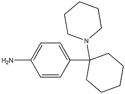 1-[1-(4-Aminophenyl)cyclohexyl]piperidine Structure