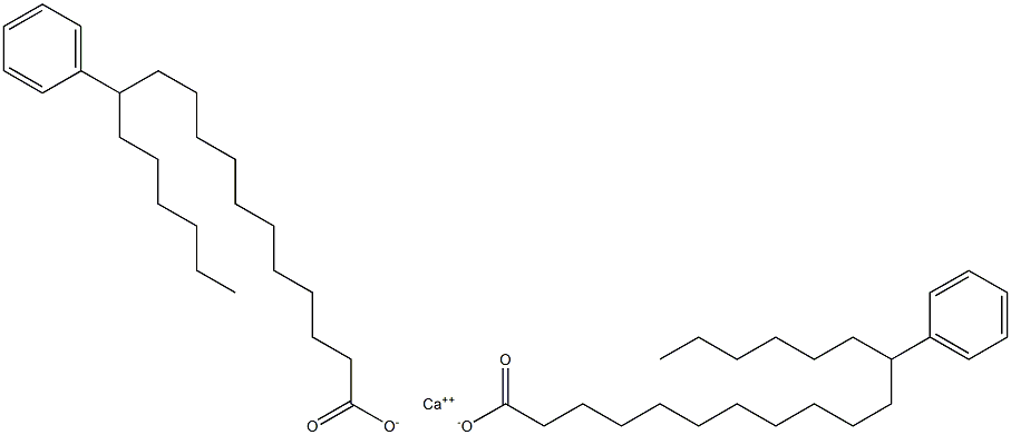 Bis(12-phenylstearic acid)calcium salt 구조식 이미지