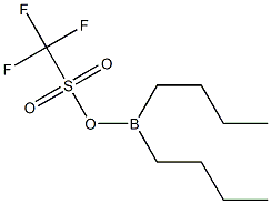 (Trifluoromethylsulfonyloxy)dibutylborane Structure