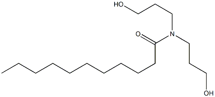 N,N-Bis(3-hydroxypropyl)undecanamide 구조식 이미지