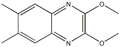 6,7-Dimethyl-2,3-dimethoxyquinoxaline Structure