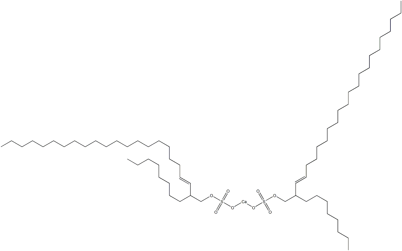 Bis(2-octyl-3-tricosenyloxysulfonyloxy)calcium 구조식 이미지