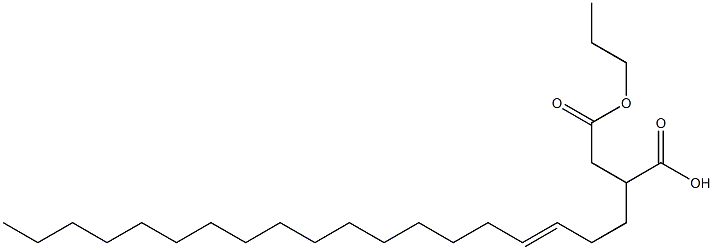 2-(3-Nonadecenyl)succinic acid 1-hydrogen 4-propyl ester Structure