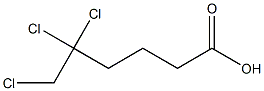 5,5,6-Trichlorocaproic acid Structure