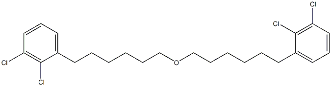 2,3-Dichlorophenylhexyl ether 구조식 이미지