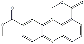 1,8-Phenazinedicarboxylic acid dimethyl ester 구조식 이미지