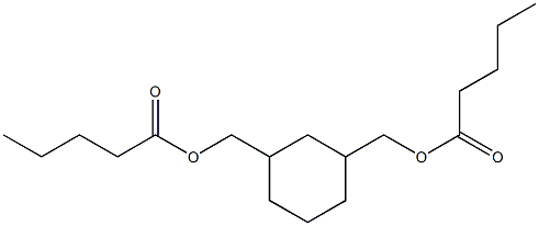 1,3-Cyclohexanedimethanol divalerate 구조식 이미지