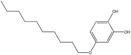 4-Decyloxypyrocatechol 구조식 이미지