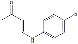 4-(4-Chloroanilino)-3-butene-2-one Structure