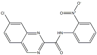 N-(2-Nitrophenyl)-7-chloroquinazoline-2-carboxamide Structure