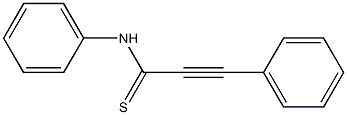 N,3-Diphenyl-2-propynethioamide Structure