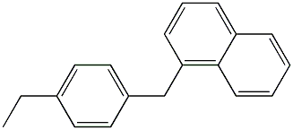 1-(4-Ethylbenzyl)naphthalene Structure