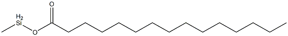 Pentadecanoic acid methylsilyl ester 구조식 이미지